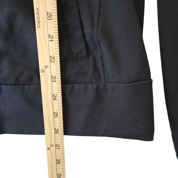 Tuff Athletics Womens Black Full Zip Performance Jacket Thumbholes Size L - Picture 8 of 11